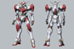 do mecha robot gundam illustration