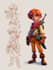 design 2d cartoon characters