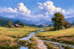 landscape oil painting art