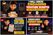 write engaging youtube scripts