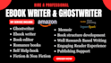 be ebook ghostwriter, ebook writer, book editor, ghost book writer