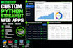 build custom python web apps with streamlit