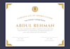 design professional certificates customize