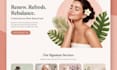 design aesthetic website beauty store cosmetics website spa store website design