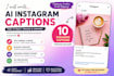 write engaging ai instagram captions with hashtags