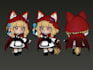 create your chibi character into 3d printing stl