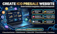 create ico presale website with smart contract integration