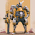 custom mecha robot armor concept art