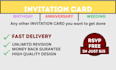 do printable rsvp card wedding, event, birthday  parties invitation card design