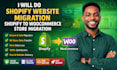do shopify website migration shopify to woocommerce store migration