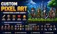 create custom pixel art characters and game assets