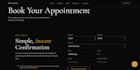 build a luxury salon and beauty website with online booking