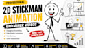 create 2d stickman animation explainer videos