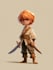 2d game character illustration