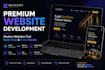 build a premium saas website or startup landing page