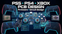 design ps5 ps4 xbox game controller pcb firmware and circuit