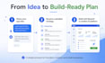 create a complete no code app plan and ai builder prompt