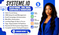 setup systeme io CRM sales funnel email campaign and workflow