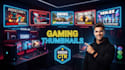 design high CTR gaming youtube thumbnails for all games