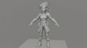 model 3d game character, character rigging, fivem  gta character model