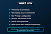 set up your PC with printer and wifi remotely