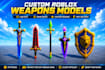create custom roblox weapon models