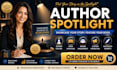 create an author spotlight to promote and showcase your ebook