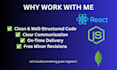 develop a full stack mern web application with react and node js