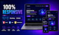 convert figma to responsive HTML CSS javascript website
