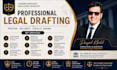 draft, review and edit professional legal documents and contract