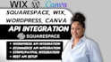 integrate squarespace api wix ecommerce automation api integration wordpress api