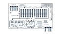 create a warehouse layout, distribution center design, and logistics master plan