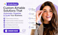 setup airtable crm airtable database airtable workflow airtable expert softr