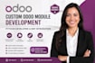 develop custom odoo module python developer and erp inegration