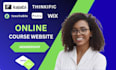 create online course website kajabi wix podia systemeio kajabi