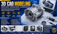 3d cad modeling, product  design, and mechanical design