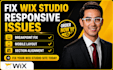 fix wix studio responsive breakpoints, section alignment and mobile layout issue