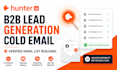 do hunter io b2b lead generation cold email verified email list building