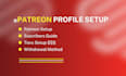 set up your patreon page