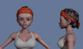 create a stylized game ready 3d character model with clean topology in blender