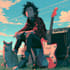 create anime style album cover