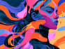 do digital abstract art