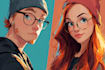 draw cartoon illustrations and characters