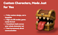 design 3d cute characters, action figures, and animal