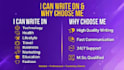 write SEO optimized blog post article with fast delivery