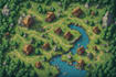 design a unique vector map, realistic or fantasy