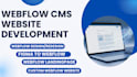 design and develop webflow website with cms , figma to webflow
