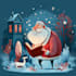 do christmas card and christmas illustration