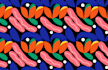 create seamless pattern design, watercolor pattern
