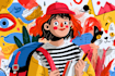 draw a cute and funny cartoon illustration
